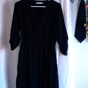 Black casual dress